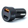 Budi M8J622Q Quick Car Charger 3.0, QC3.0, 2 USB Ports,18 Watt, 2.4 AMP, 12 Watt