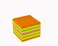 Kores 50 X 50 mm Cube Spring Sticky Notes With 4 Neon Colours (Pad Of 400 Sheets)