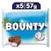 Bounty Milk Chocolate Bars, 57g Pack of 5