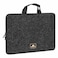 ريفاكيس 7915 غلاف كمبيوتر محمول بمقاس 15.6 بوصة بمقابض - أسود