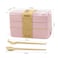 Aiwanto 900ml 3 Layered Lunch Box Storage Box Bento Box Lunch Containers Tiffin Box Breakfast Box Multi Layered Lunch Box (Pink)