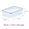 Lock &amp; Lock Stackable Airtight Rectangular Container 1.6 ltr