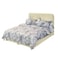In House Lamar Velvet Bed Frame - Queen - 200x160 cm - Beige