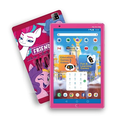 Touchmate My Little Pony Tablet, 32GB, Pink, 2 GB RAM, 8 MP Camera, 8 Inch Screen Size, Multi-Touch Window Display, 3G