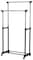 Doreen Cloth Rack 2 pole, Metal Double Pole Telescopic Clothes Hanger, Black