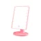 Lavish LED Makeup Mirror Touch Screen With 16 LED Lights Bright Adjustable Operated Stand [1-Unit, Pink]