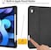 Ntech iPad Air 4th 10.9'' 2020 &amp; iPad Pro 11'' 2018 Keyboard Case With Pencil Holder, Ultra Slim Detachable Wireless Bluetooth Tablet Keyboard Leather Cover For iPad Air 4th Generation 2020
