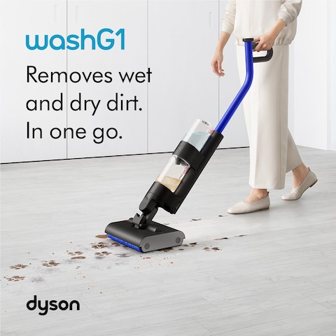 Dyson Wash G1 Wet Floor Vacuum Cleaner, WR01, Blue/Black - International Version