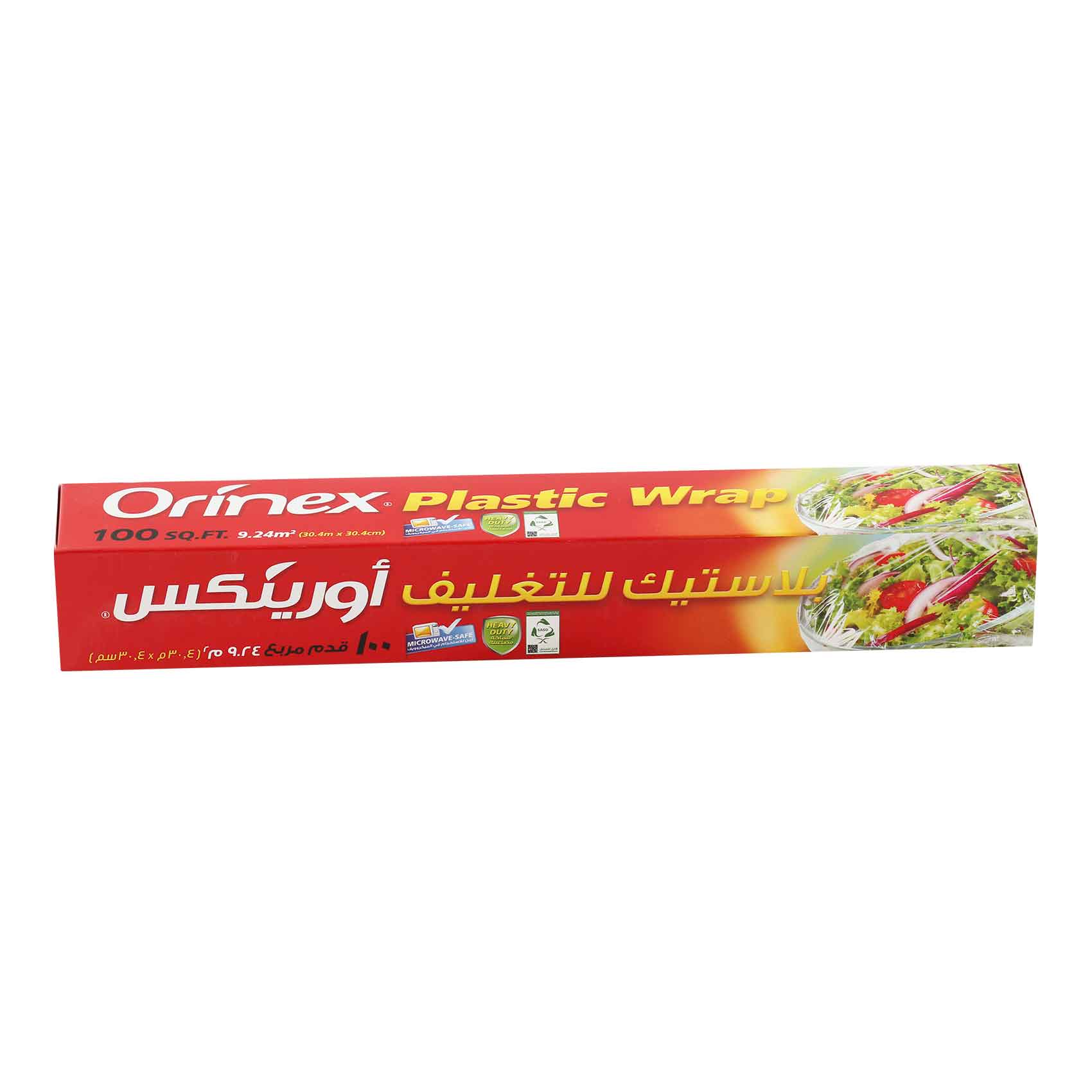 أورينكس - بلاستيك لف للتغليف 30سم × 30متر (100قدم مربع) (9متر مربع)