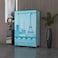 My Choice 3D Printed Non-Woven 3-Tire Wardrobe 105 Blue