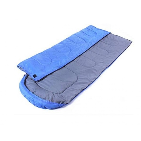 Jannah Outdoor Camping Summer  Sleeping Bag 200g Envelope Hooded Sleeping Bag (Blue)