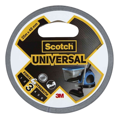 Scotch Duct Unv Silver 25mx48mm. 1 roll/pack