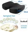 Doreen Comfort Cushion, Orthopedic Memory Foam Seat Cushion For Coccyx &amp; Lower Back Pain Relief, Pressure Relief Cushion Great As Office Chair,Portable Car Seat, Wheelchair Cushion (Black)（GC259A）