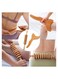 2 Pcs Wood Therapy Massage Tools Lymphatic Drainage Massager Body Sculpting Tool Maderoterapia Kit Maderotherapy Colombiana Wood Therapy Tools Wooden Lymphatic Drainage Tool Anti Cellulite Massage Set