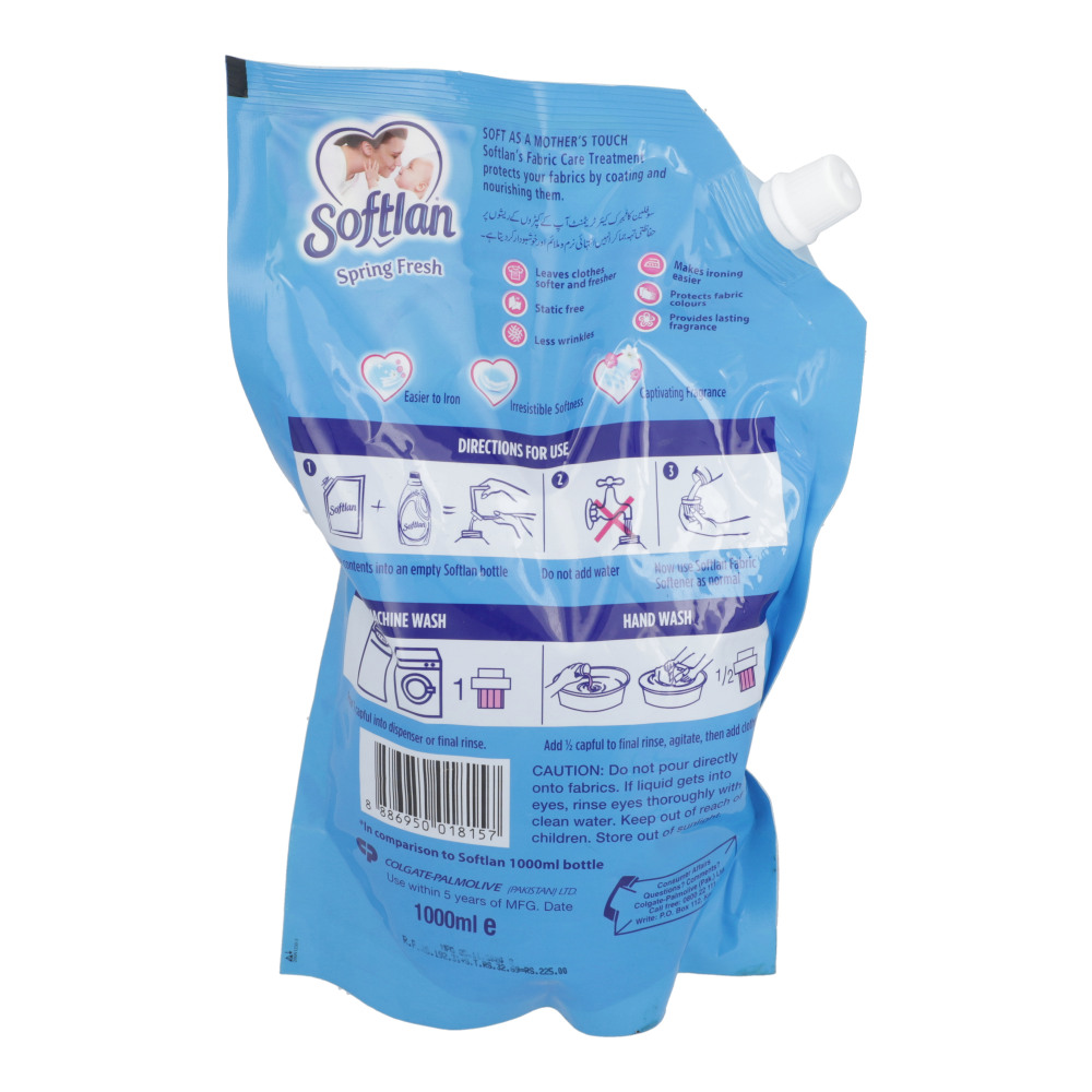 Softlan Spring Fresh Fabric Conditioner Blue 1 lt