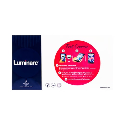LUMINARC DINNER SET 46P OPAL ASST