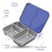 Eazy Kids 3 Compartment Bento Steel Lunch Box - Purple