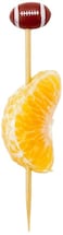Restaurantware Football Picks, Football Skewers - Football Themed Catering And Party Supplies - Assorted Colors - 4" - 1000Ct Box
