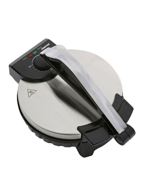 Geepas Electric Chapathi Maker 1200W 1200 W Gcm6125 Black/Silver