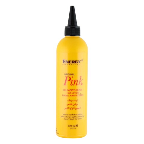 Energy Cosmetics Pink Oil Moisturizer Hair Lotion, 300 ml
