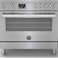 Bertazzoni Multi-Function Electric And Gas Oven Silver PRO905MFELXE