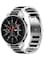 Generic Stainless Steel Smartwatch Strap Band For Samsung Galaxy Watch 46mm/Huawei Gt2/Gear S3 Frontier And Classic/Honor Magic 2/Fossil 22millimeter Silver/Black