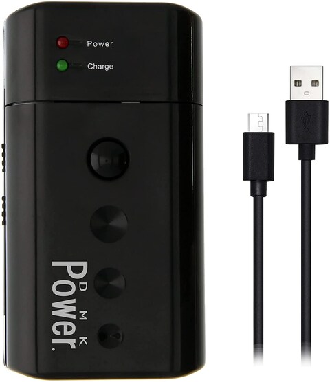DMK Power UC03 LED Micro USB Universal Charger Compatible With AA, AAA, Lithium Ion (Li-Ion) and all cameras Like Nikon, Canon, Sony, Panasonic, Fuji, Olympus etc.