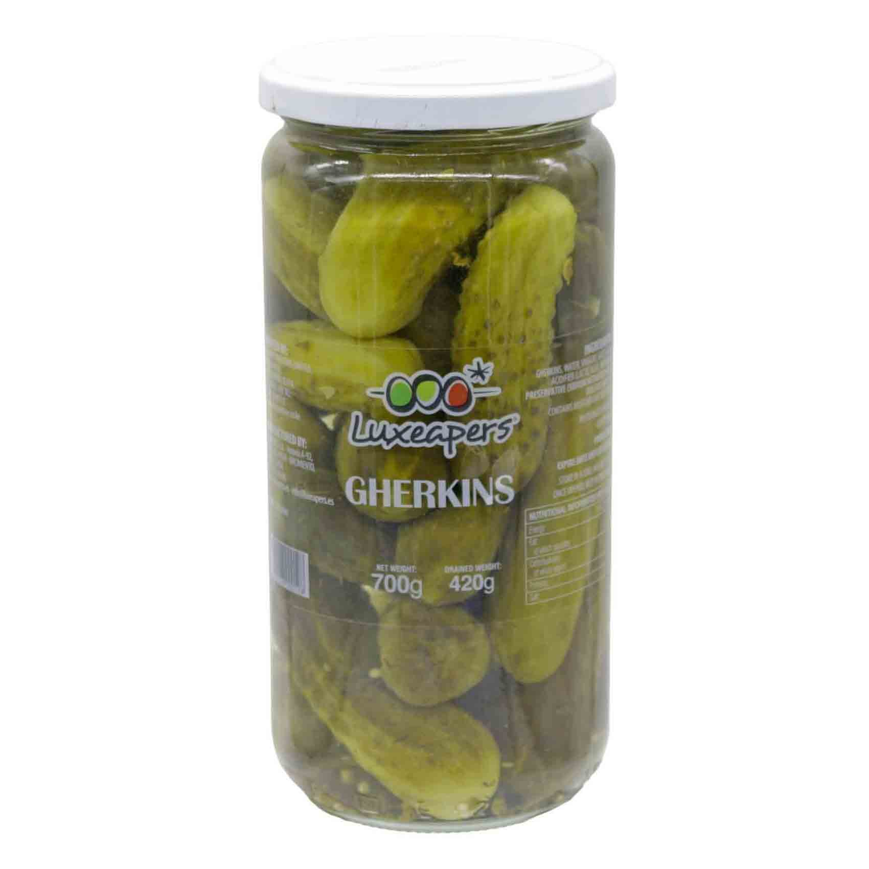 Luxeapers Gherkins In Vinegar 700g