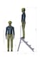 Penguin - Compact Stool Ladder, Step 4, 0.8m-platform height