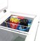 Nobel 200 L Gross / 192 L Net Capacity Single Door Freezer, Gas R600A, Glass Sliding Door Look And Key NCF216RH Silver