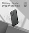 Ringke - Apple iPhone 14 Pro Case Cover- Onyx Series- Dark Gray