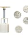 Domestic Use Hand Pressure Type Non-Stick Eco-Friendly ABS Mooncake Making Mould White 14*5*5cm