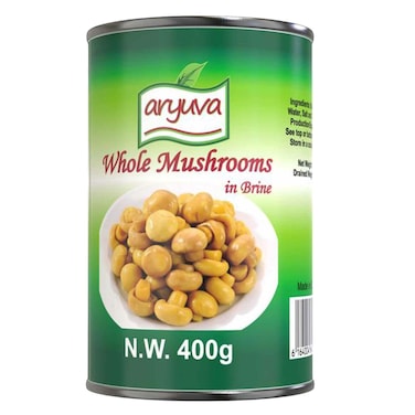 Aryuva Whole Mushroom In Brine 400g