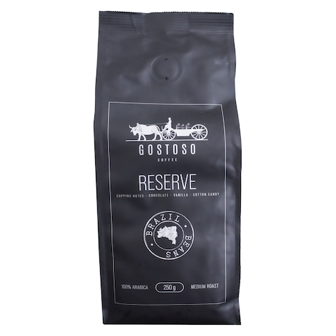 Gostoso Reserve Medium Roasted Brazil Coffee Beans 250g