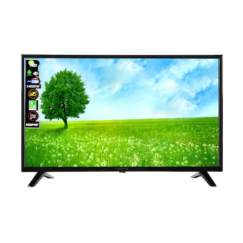 Geepas 32&quot; HD Smart LED TV GLED3202SEHD, Slim LED, 3.5mm, 1 HDMI &amp; 2 Hi-High USB Ports, Wi-Fi, Android With Card Slot, YouTube, Netflix, Amazon Prime Compatibility, 1 Year Warranty