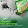 Promate Powerport-25ac Ultra-Fast Dual Port AC Charger with 25W Power Delivery and QC 3.0