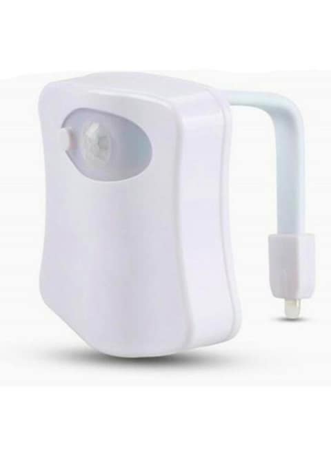 Generic Colour Changing Motion Sensor Toilet Light White