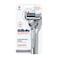 Gillette Skinguard Sensitive Razor Handle With 2 Blades Silver 3 PCS