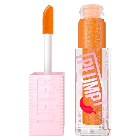 Maybelline New York Lifter Plump Lip Gloss 008 Hot Honey 5.4ml