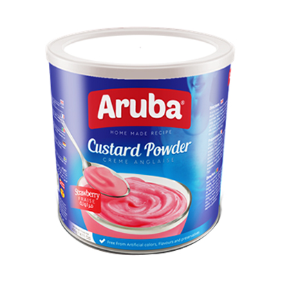 Aruba Custard Strawberry Tin 300GR
