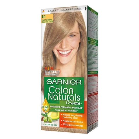 Garnier Color Naturals Creme Hair Color - 8.1 Light Ash Blonde