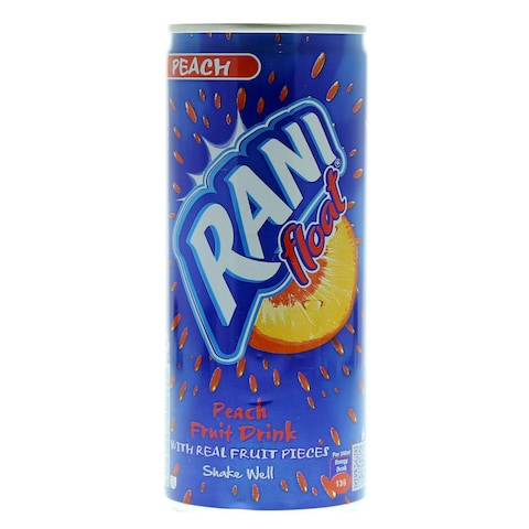 Rani Float Peach Fruit Drink with Real Fruit Pieces 240ml