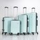 Set of 4 ABS Trolley Luggage With Number Lock 20,24,28,32 Inches