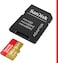 SanDisk 128GB Extreme microSDXC + SD Adapter + Rescue Pro Deluxe 160 Mb/s A2 C10 V30 UHS-I U4 - SDSQXA1-128G-GN6MA