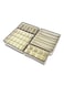 Generic 4 In 1 Foldable Underwear Storage Box Beige 33X30X10.5cm