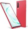 Generic High Protection Phone Cover for Samsung Galaxy Note 10, Flexible Silicone, Shock Absorption Anti Scratch Protective, Line Red