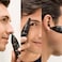 PHILIPS Nose Hair Trimmer Series 3000 Nose, Ear and Eyebrow Trimmer Showerproof with Protective Guard System Battery Operated NT3650/16, Grey