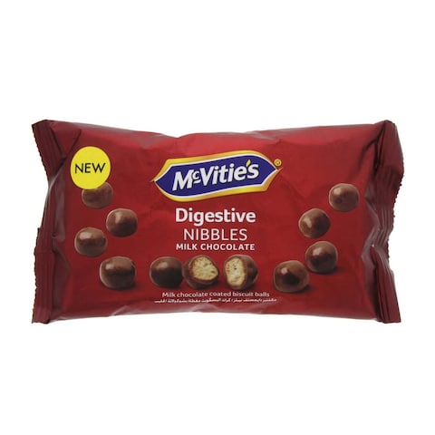 McVitie&#39;s Digestive Nibbles Milk Chocolate Biscuits - 37 gram - 12 Pieces