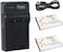 DMK Power 2 x NP-BN1 (800mAh) Battery and 1 x Single Slot Usb Charger Compatible with Sony DSC-QX10, DSC-QX30, DSC-QX100, DSC-TX100V, DSC-TX200V, DSC-W800, DSC-W810, DSC-W830, ect,
