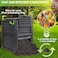 Egardenkart Compost Bin 300 Litre Garden Composter Bin Composting Waste Box Recycling Eco Storage.